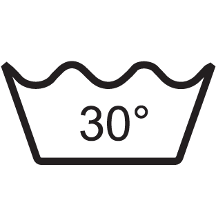 Machine Wash (30°C Delicate)