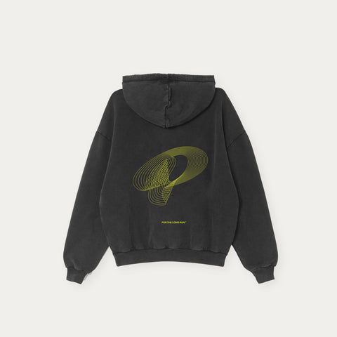 Marathon Hoodie - Washed Black
