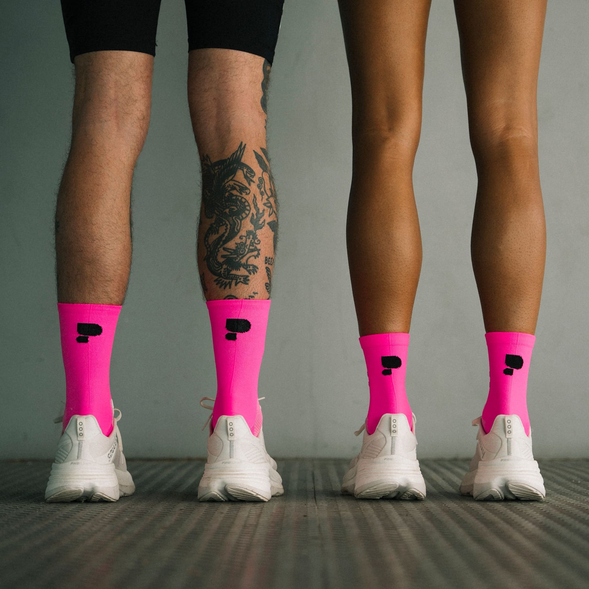 Performance Running Socks - Neon Pink