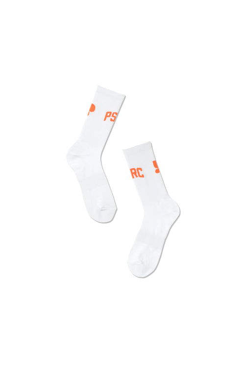Performance Running Socks - White/Orange