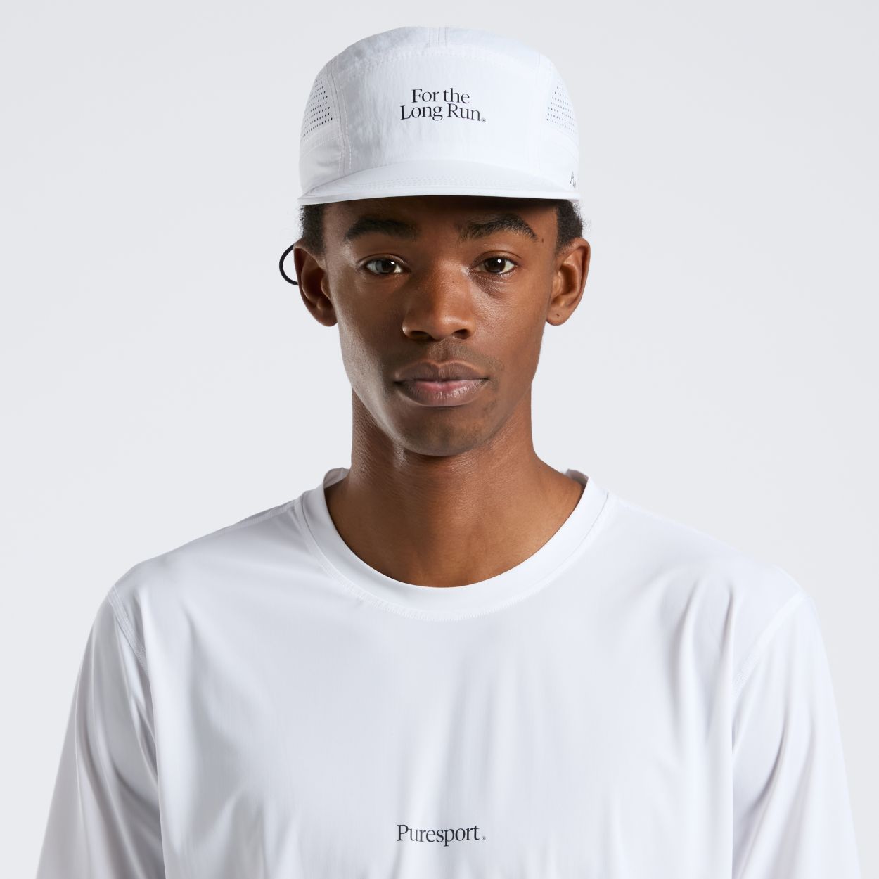 Perforated Running Cap - For the Long Run® - White