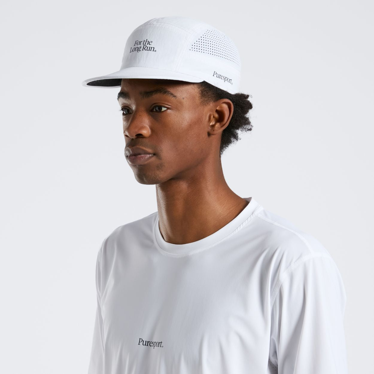 Perforated Running Cap - For the Long Run® - White