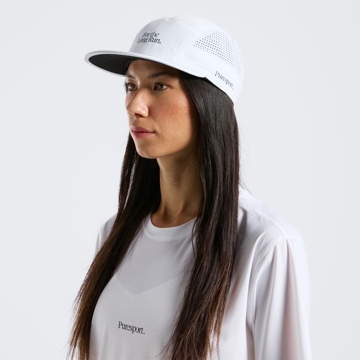 Perforated Running Cap - For the Long Run® - White