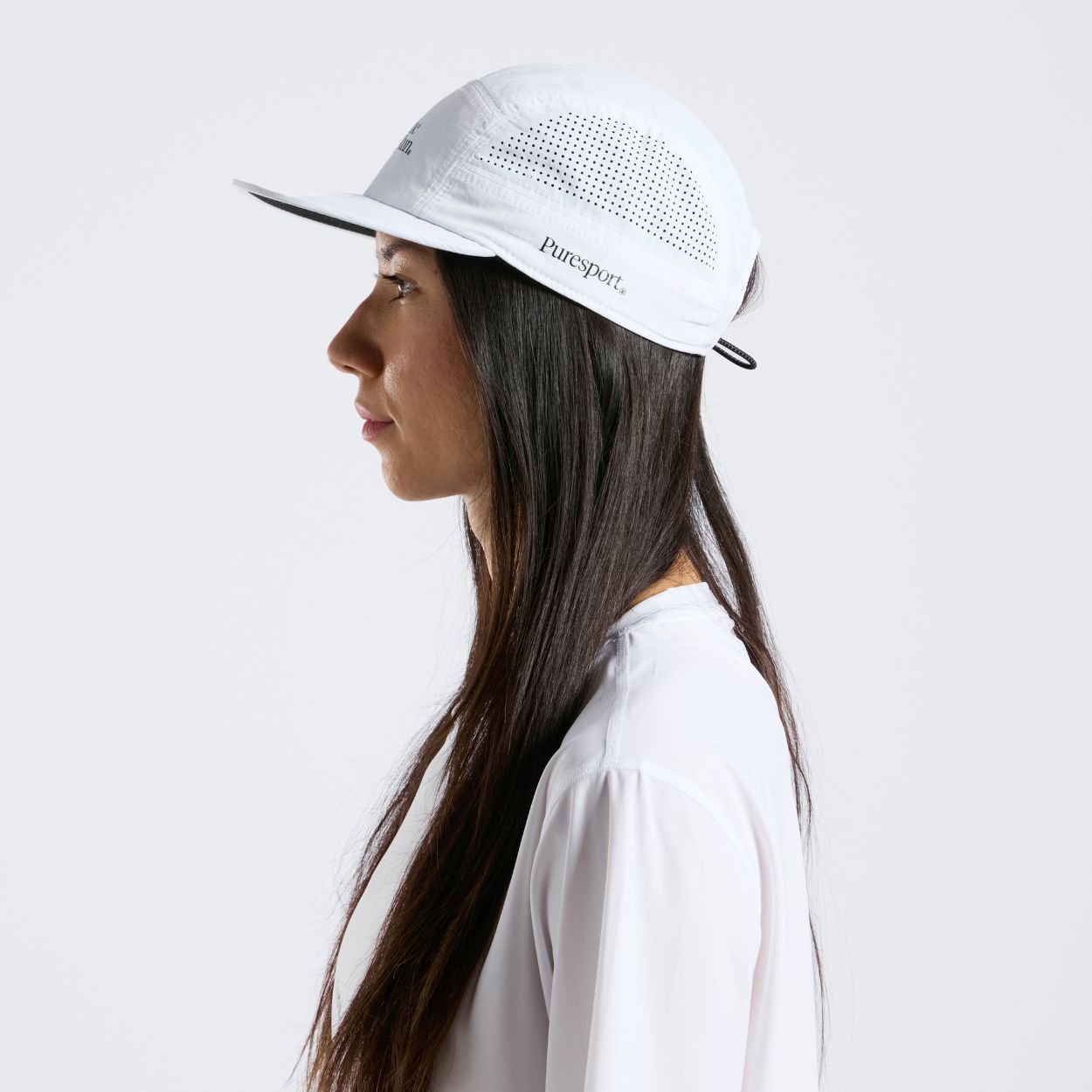 Perforated Running Cap - For the Long Run® - White