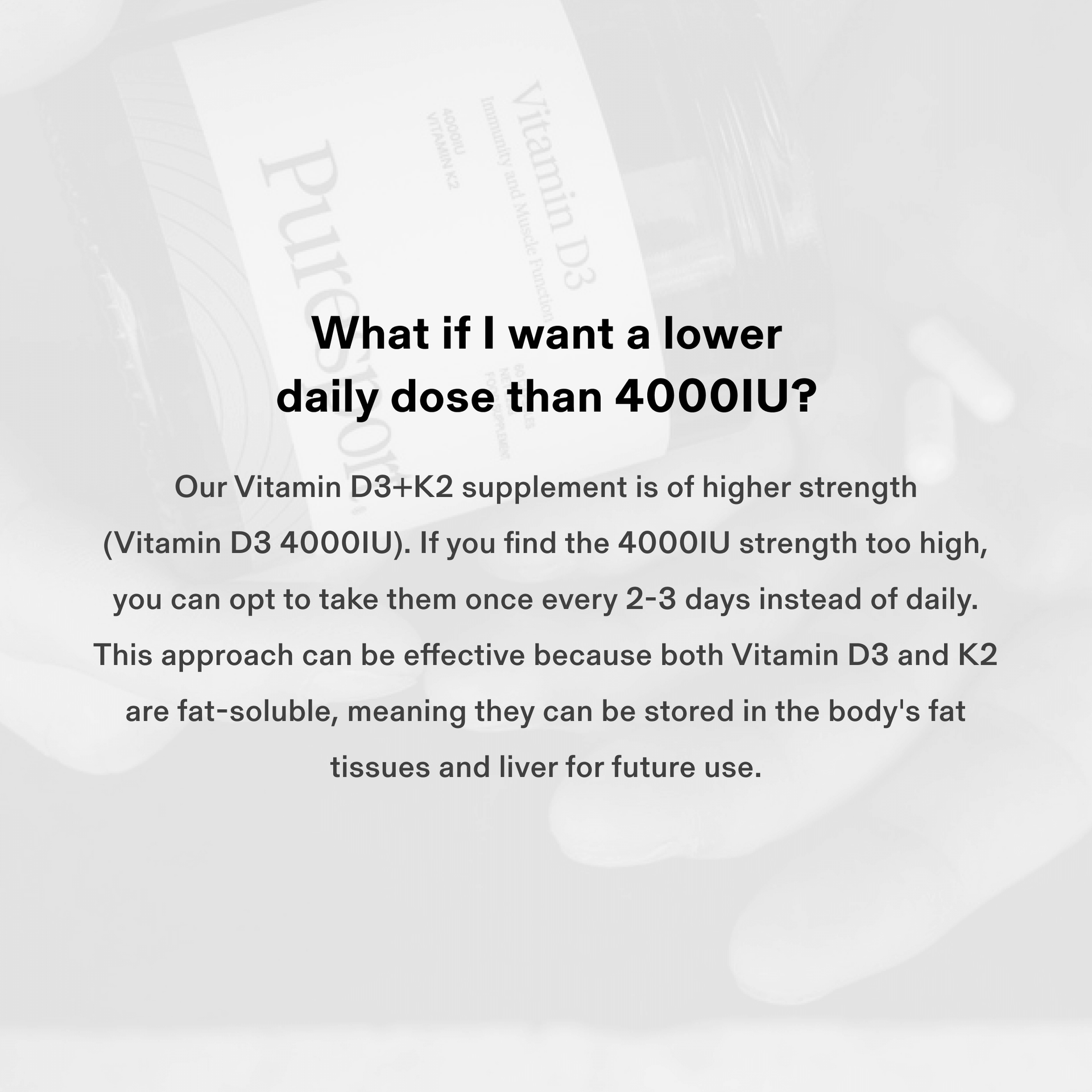 4000IU Vitamin D3 + K2