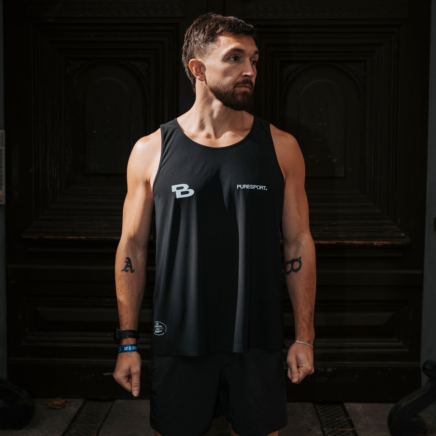 Berlin Marathon Race Singlet - Black