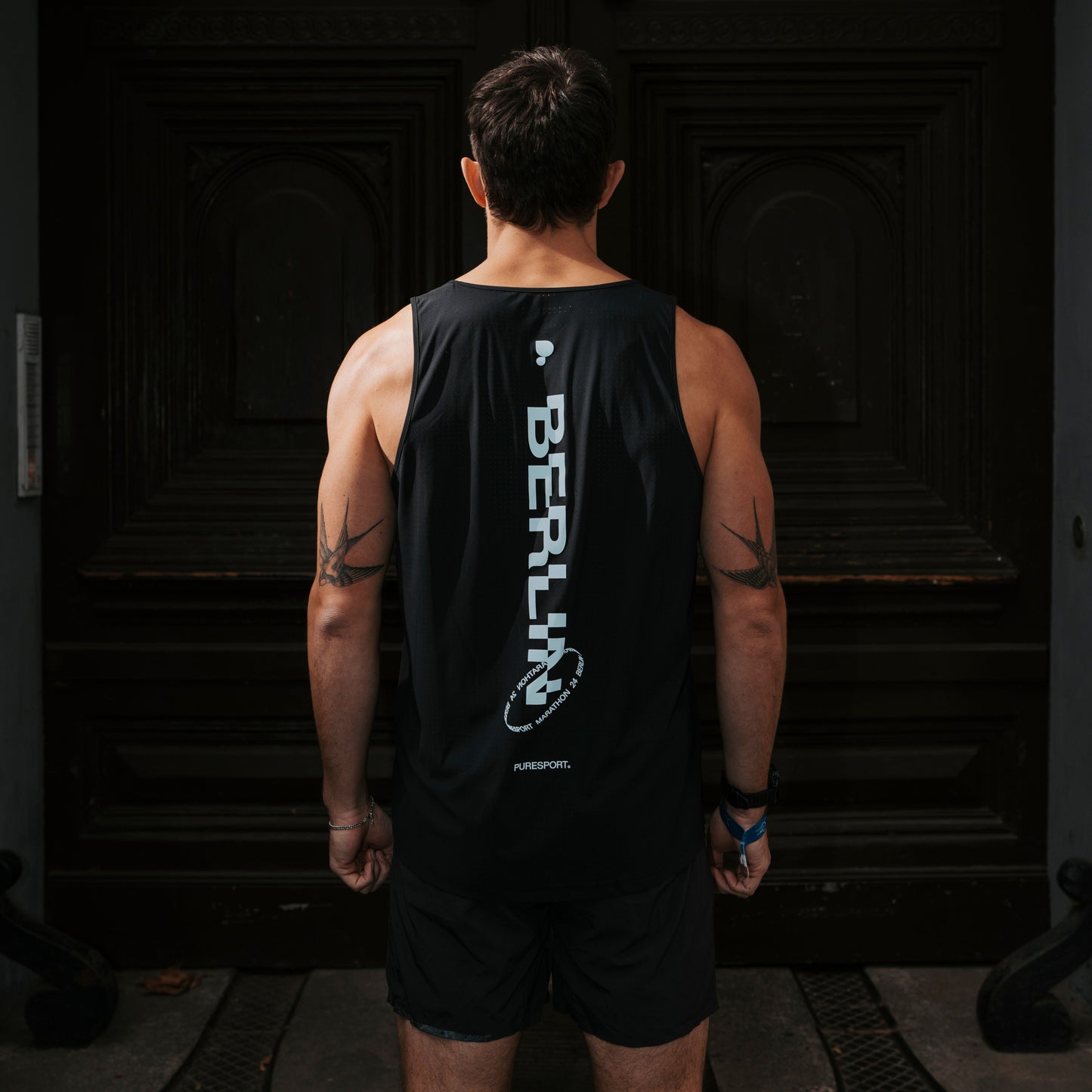 Berlin Marathon Race Singlet - Black