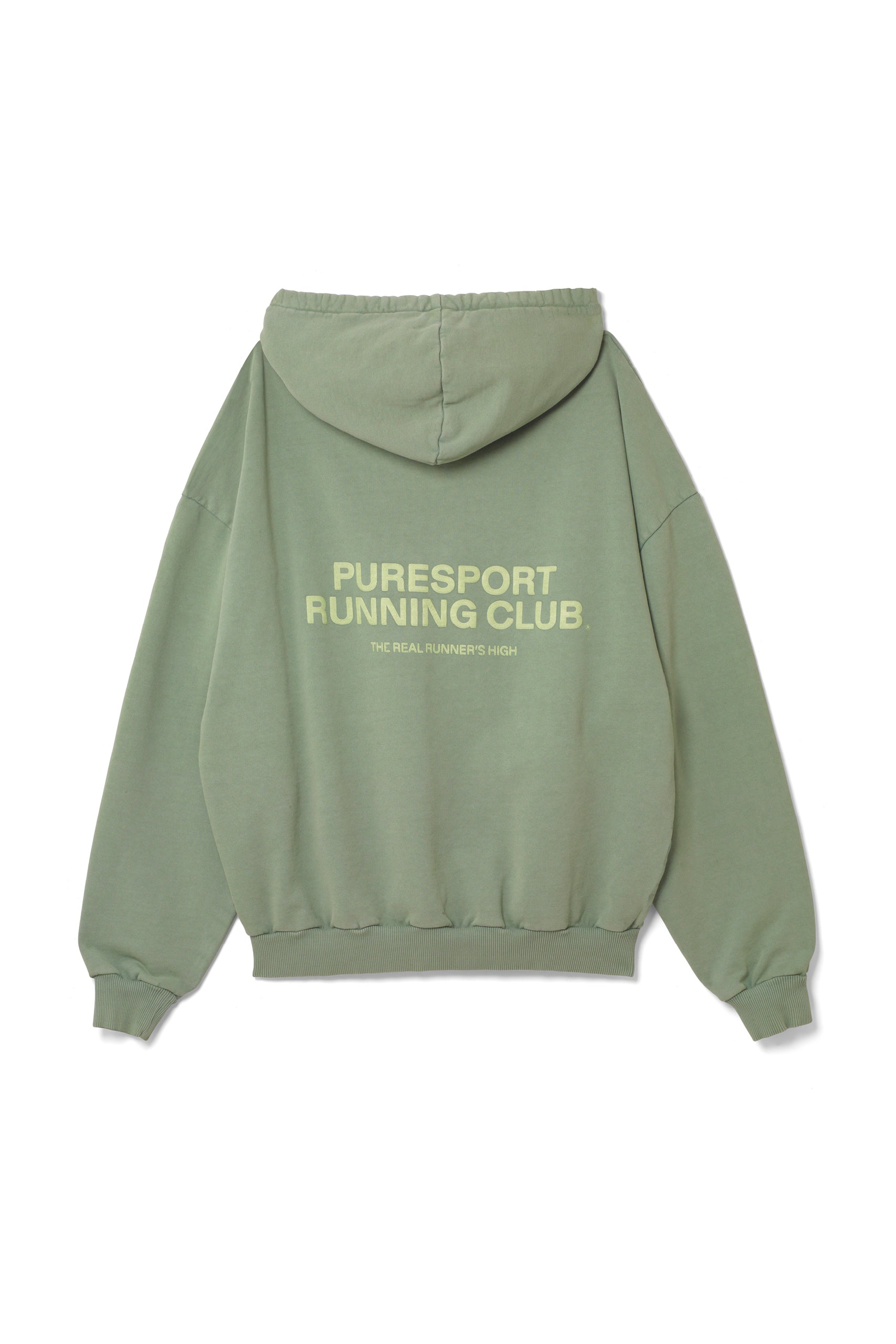 Overdyed Running Club Hoodie - Matcha