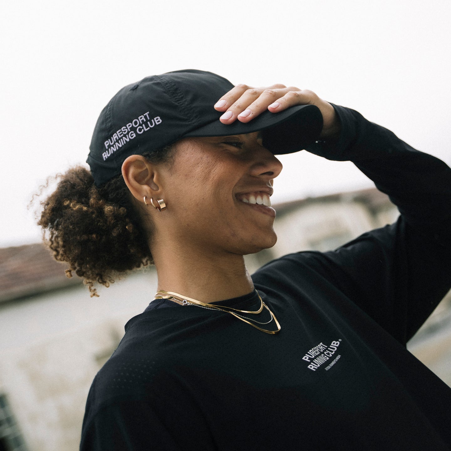 Running Club Cap - Black