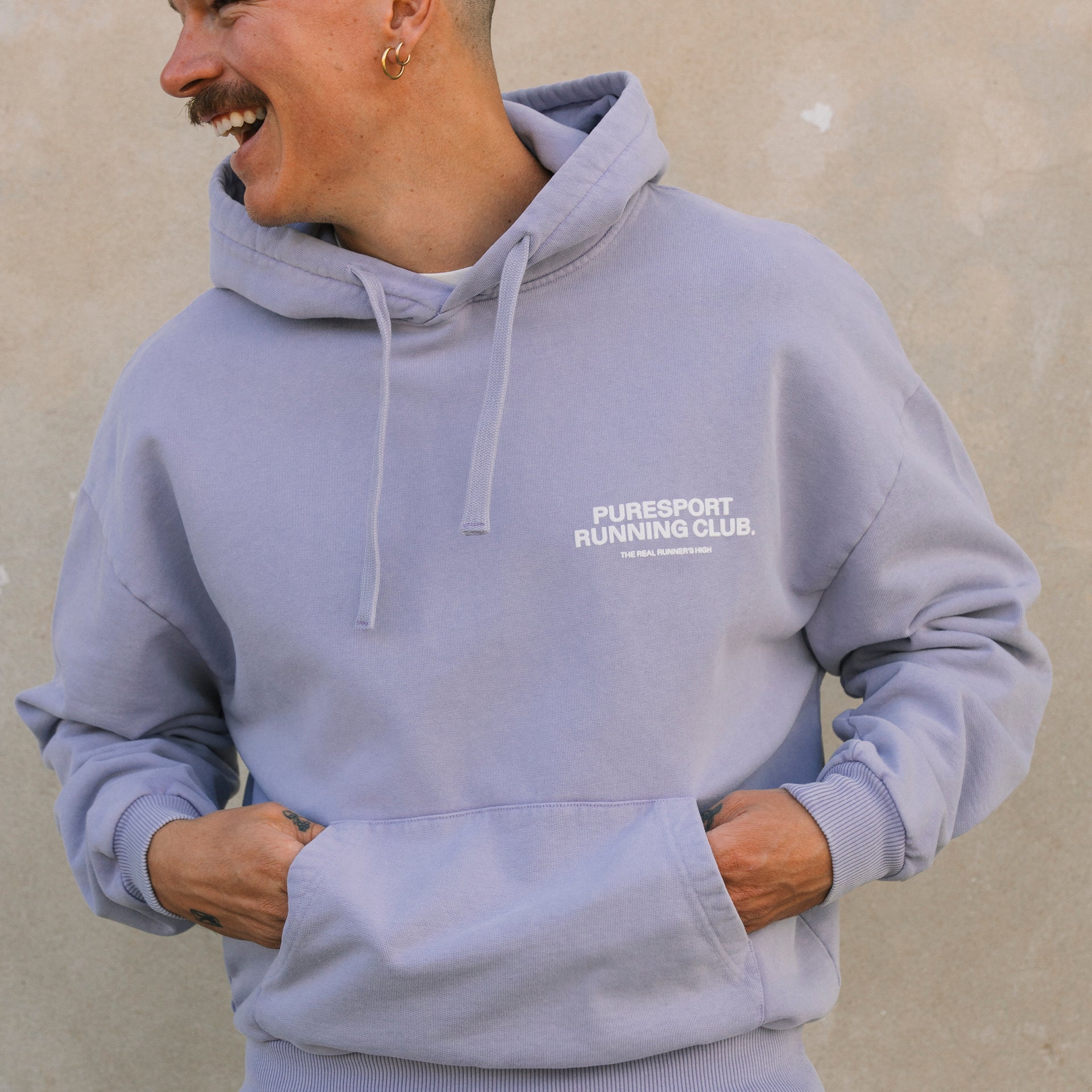 Running Club Hoodie - Overdyed Lilac