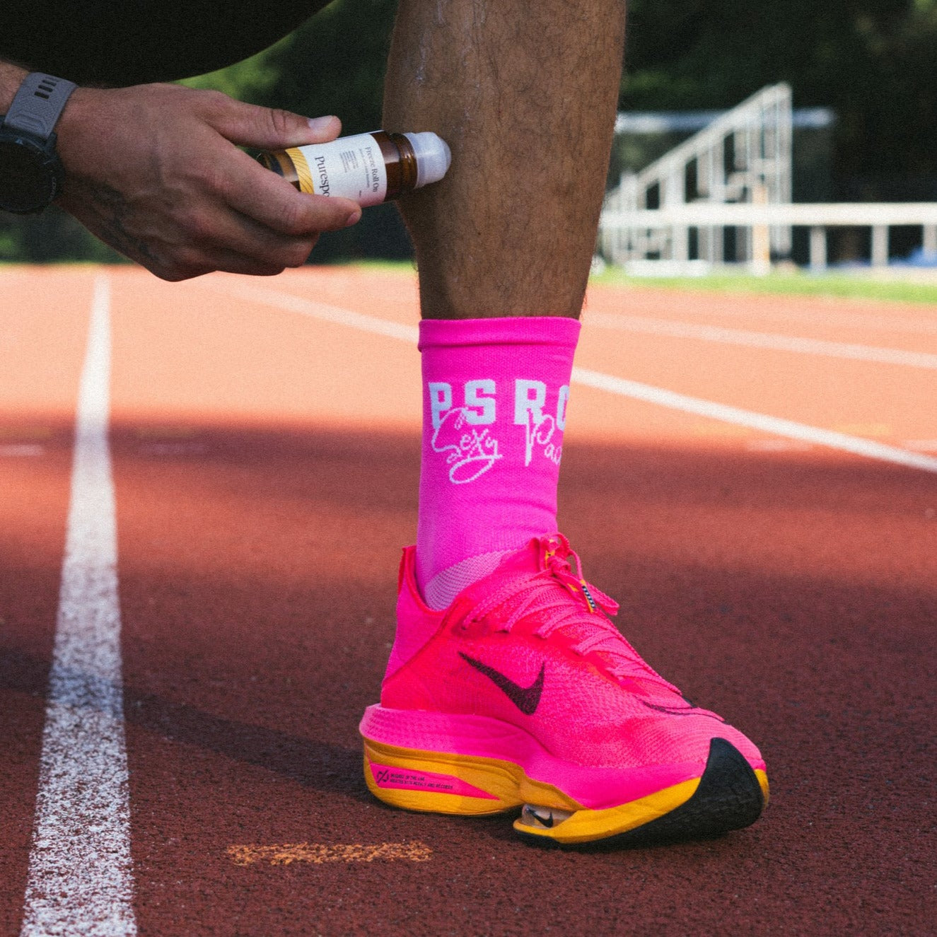 Pink on sale sports socks