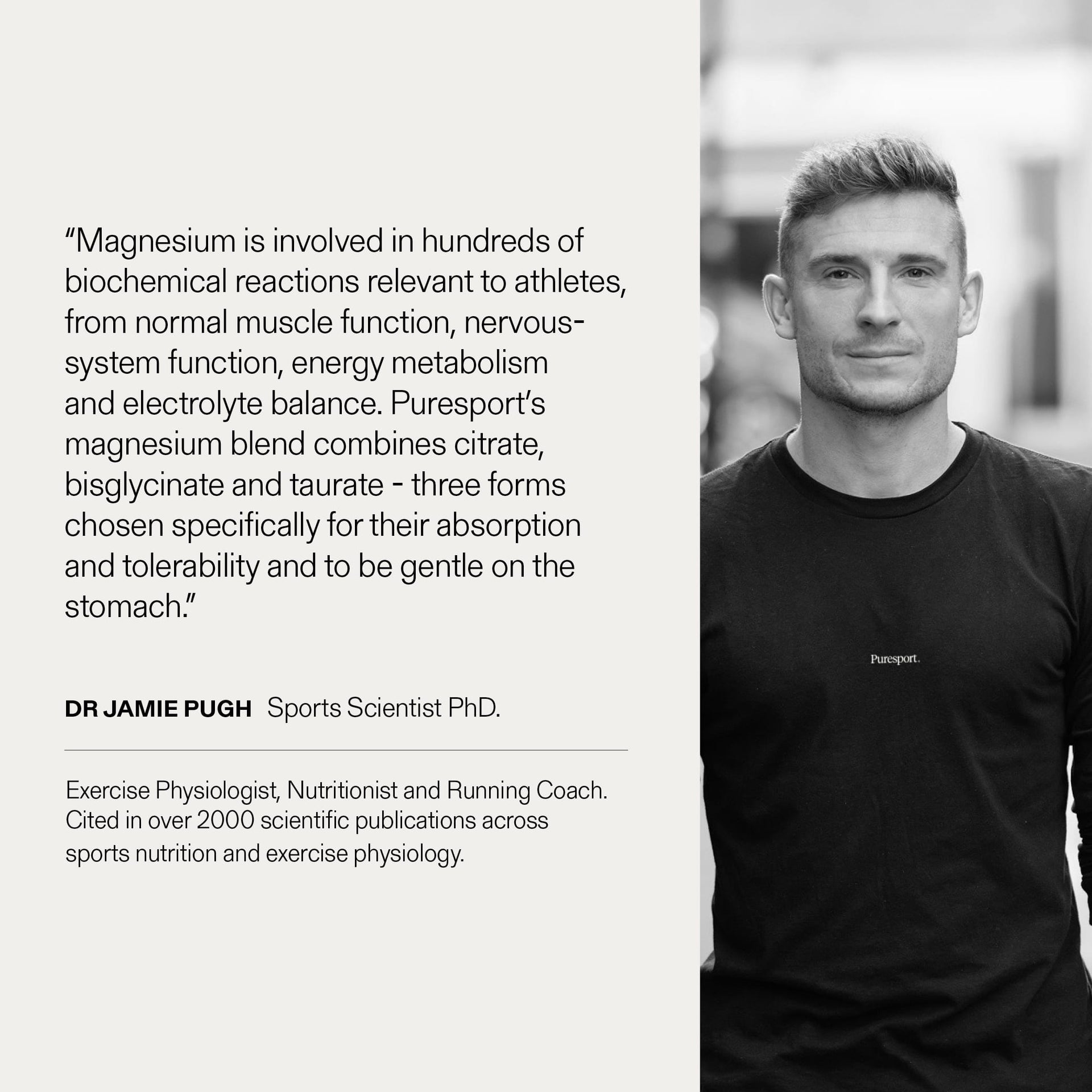 Jamie Pugh Sports Scientist PhD thoughts on Magnesium supplements. 