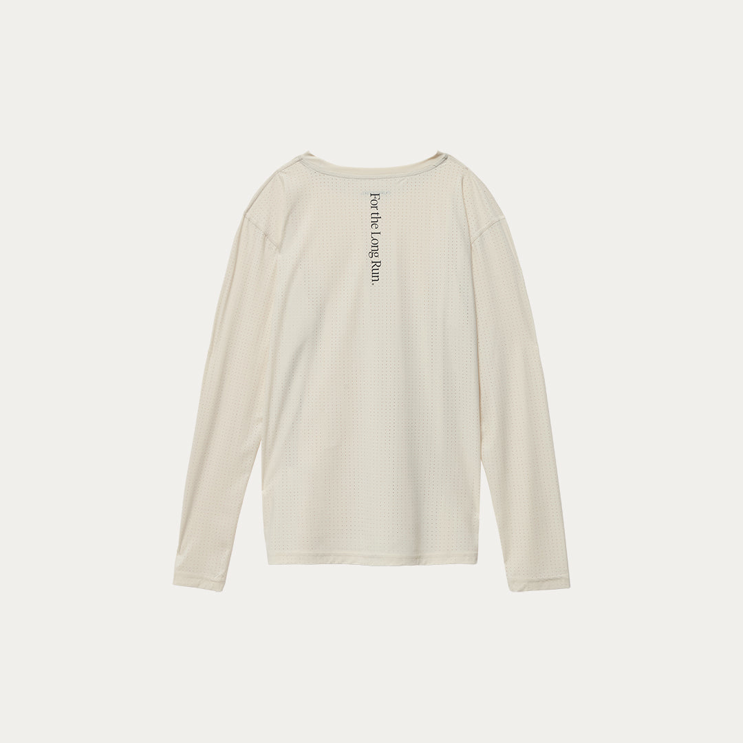 Perforated Performance Long Sleeve - Sand