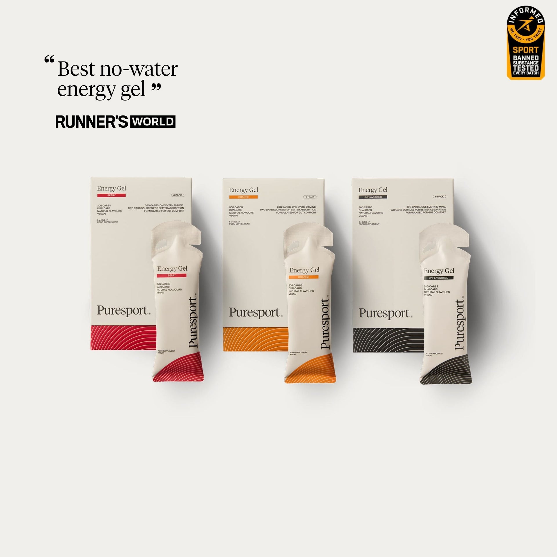 Energy Gels - All Flavours Pack