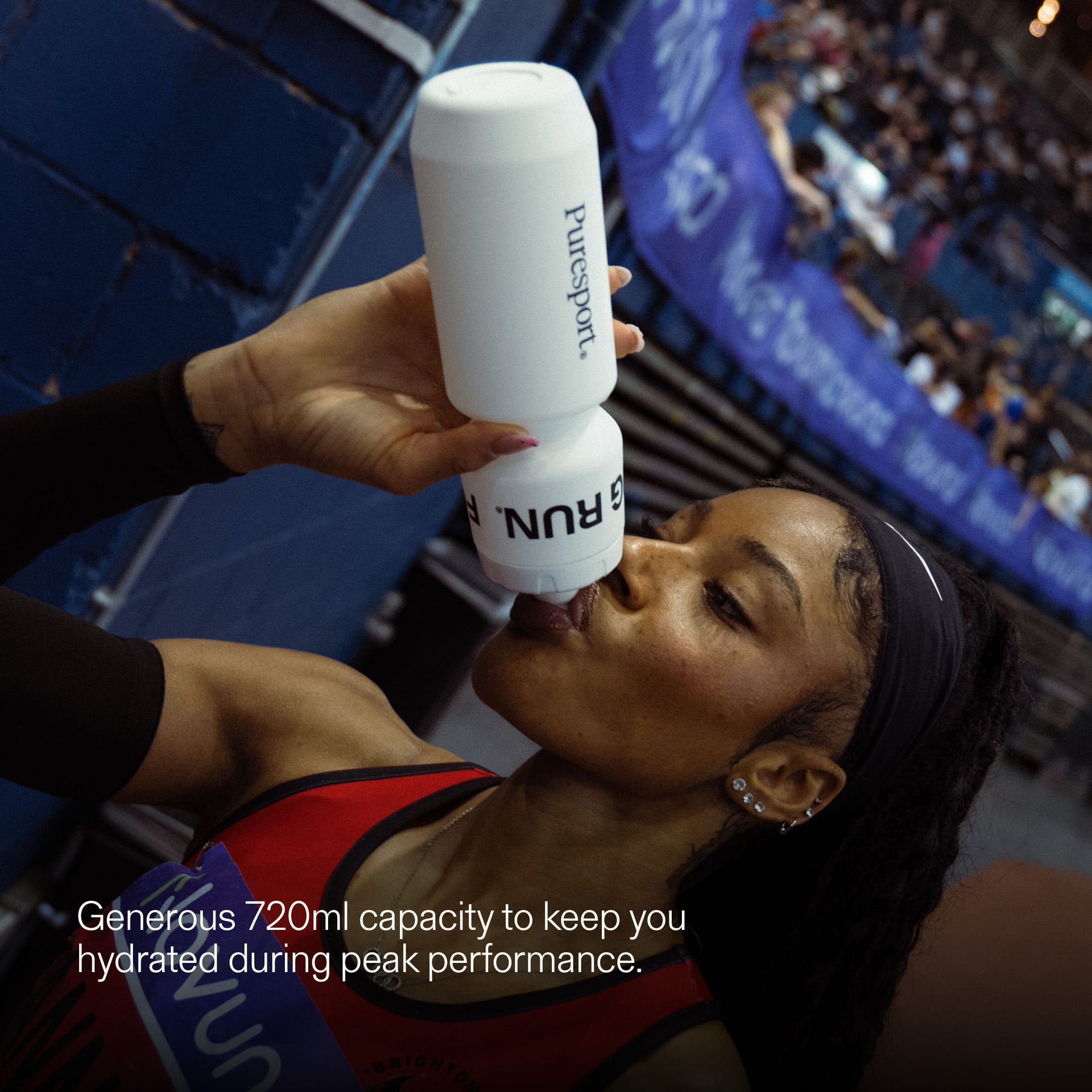 Sports Bottle - Matte White