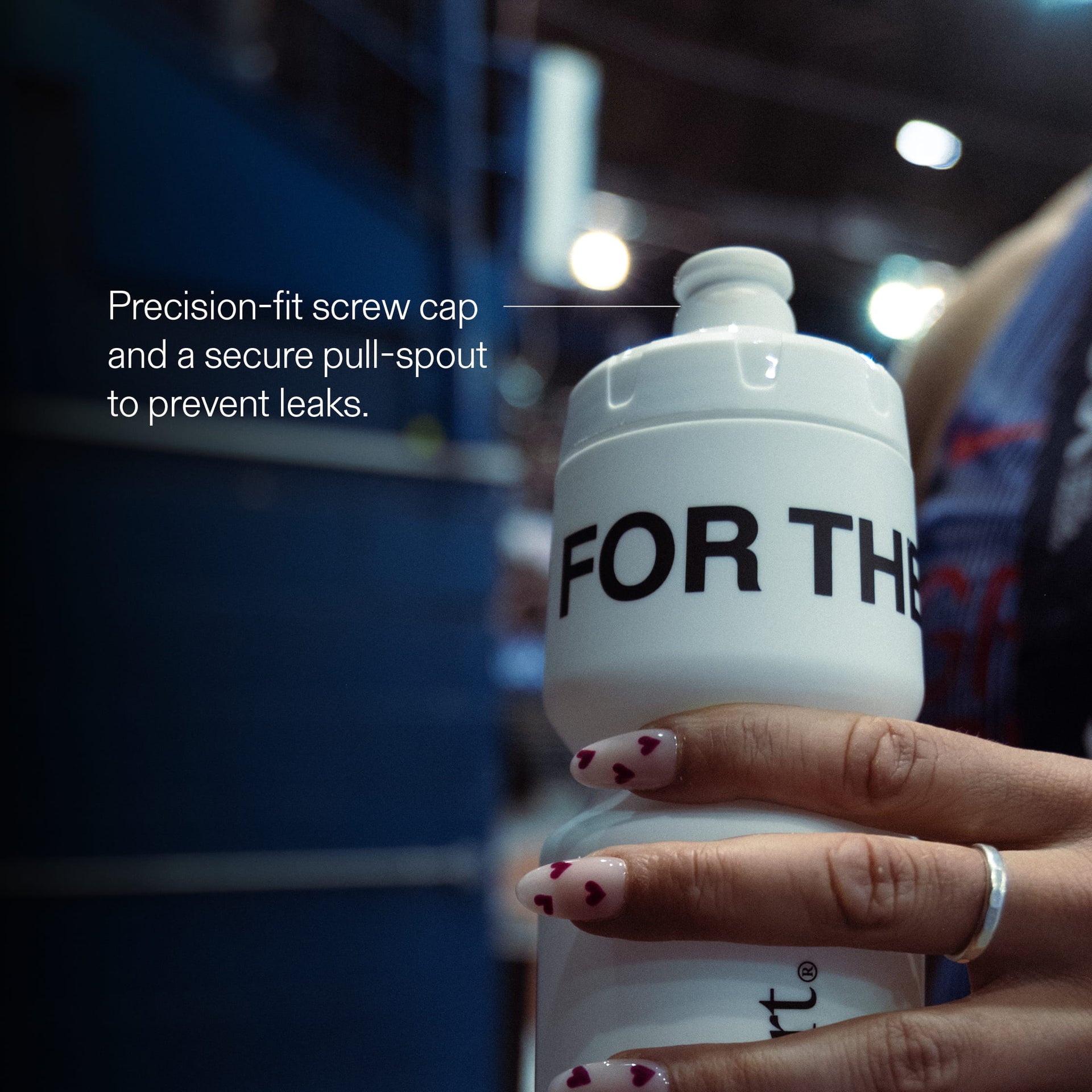 Sports Bottle - Matte White