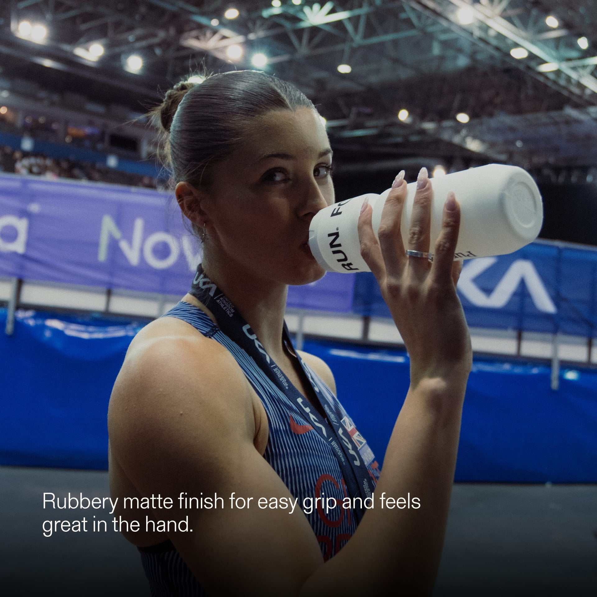 Sports Bottle - Matte White