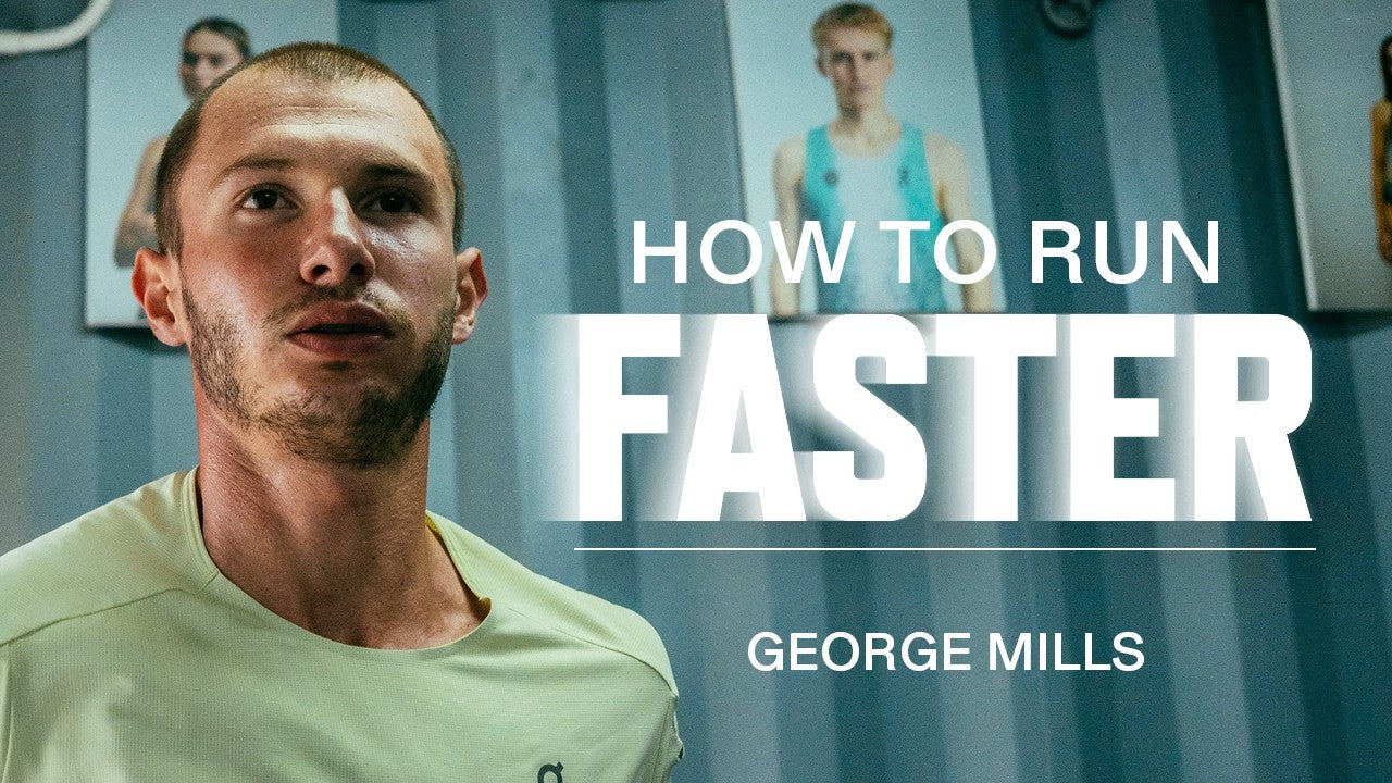 Load video: How to run faster 5k tips from George Mills, British Record Holder.