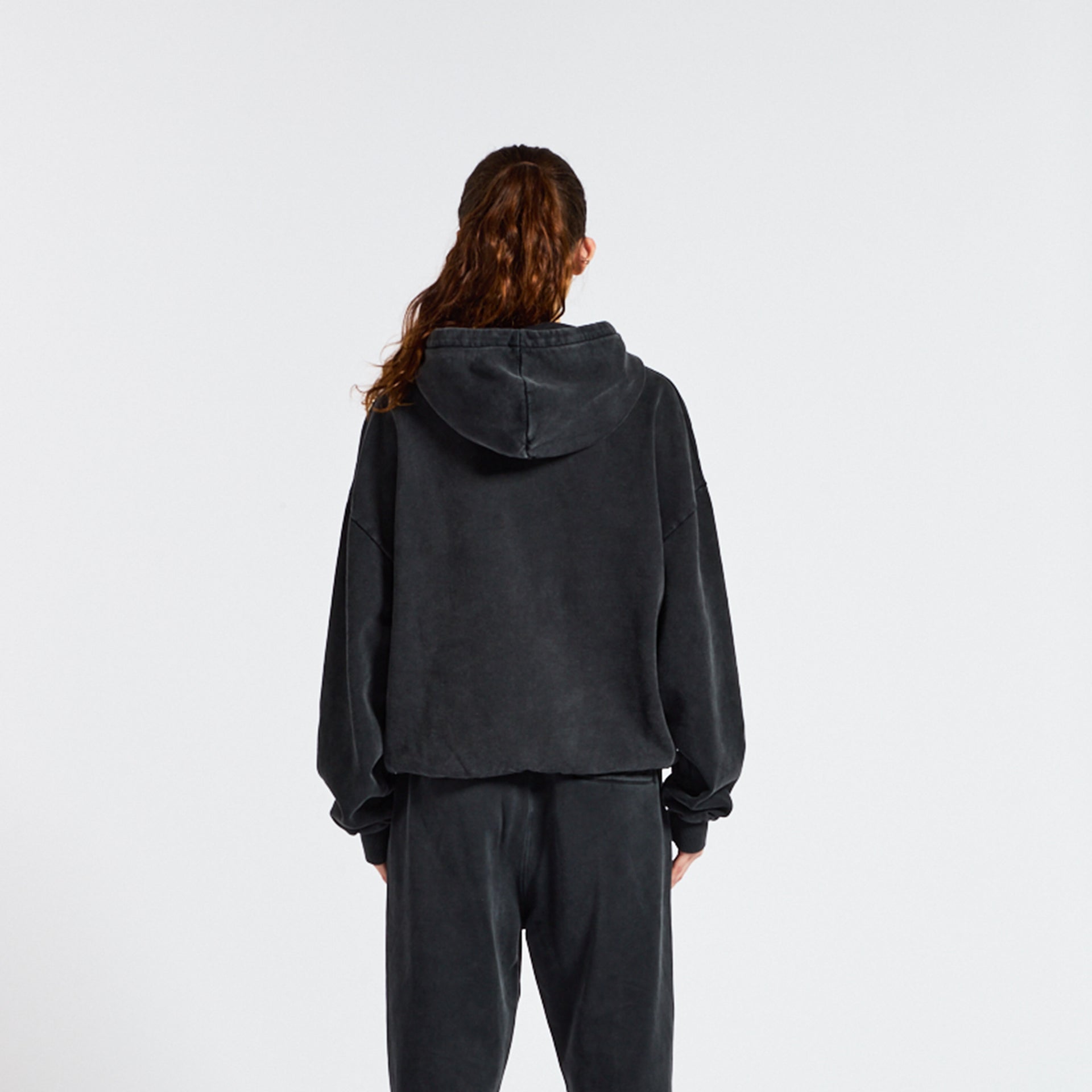 Tonal Hoodie - Washed Black