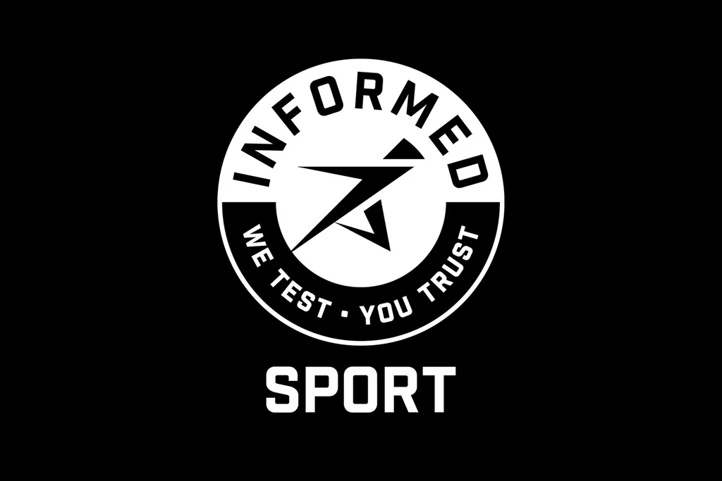 Informed sport certified logo, we test you trust. 