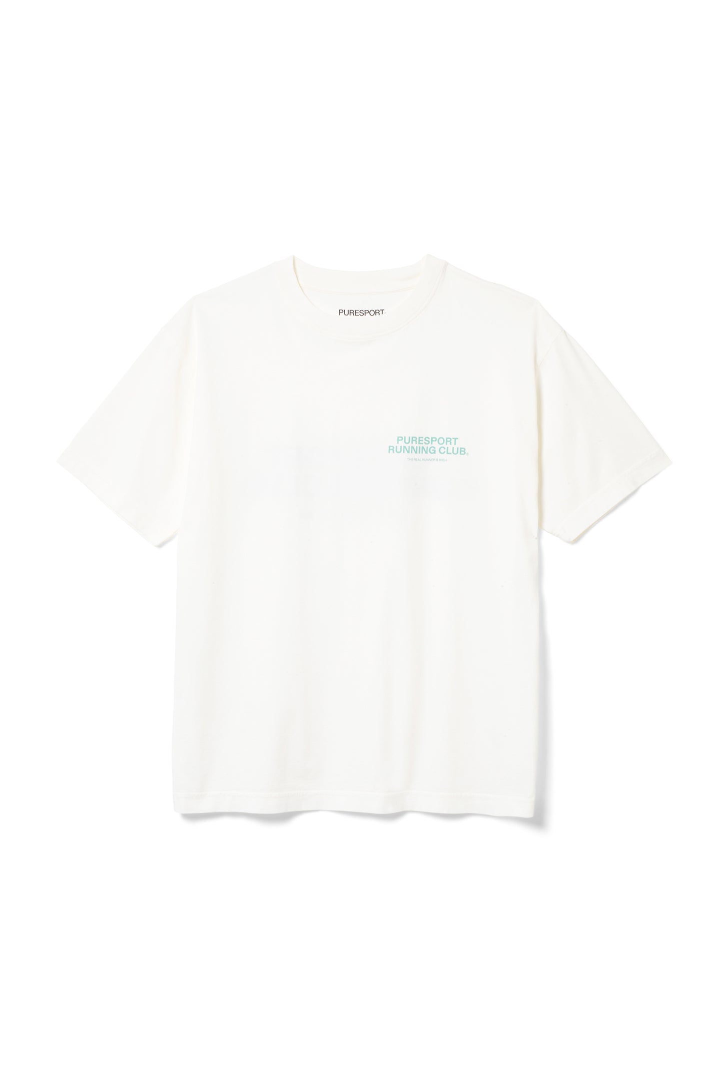 Running Club T-Shirt - Off White/Sea Moss