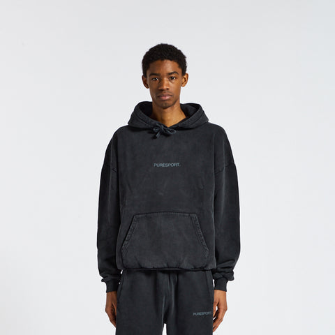 Tonal Hoodie - Washed Black