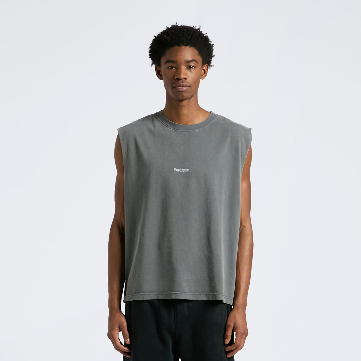 For the Long Run® Cut-Off - Washed Black