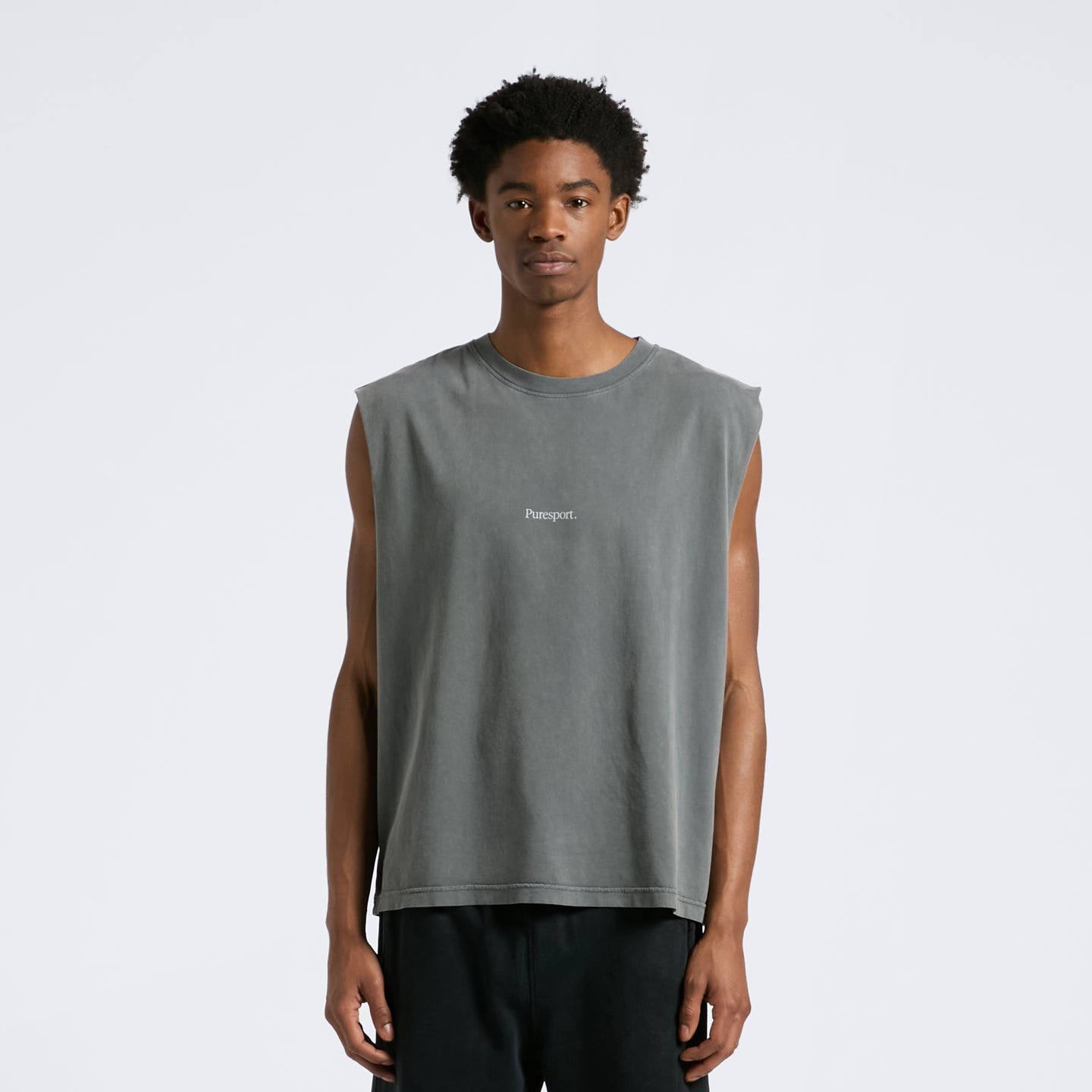 For the Long Run® Cut-Off - Washed Black
