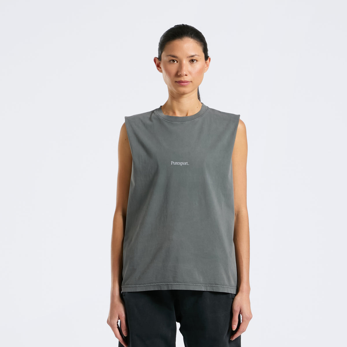 For the Long Run® Cut-Off - Washed Black