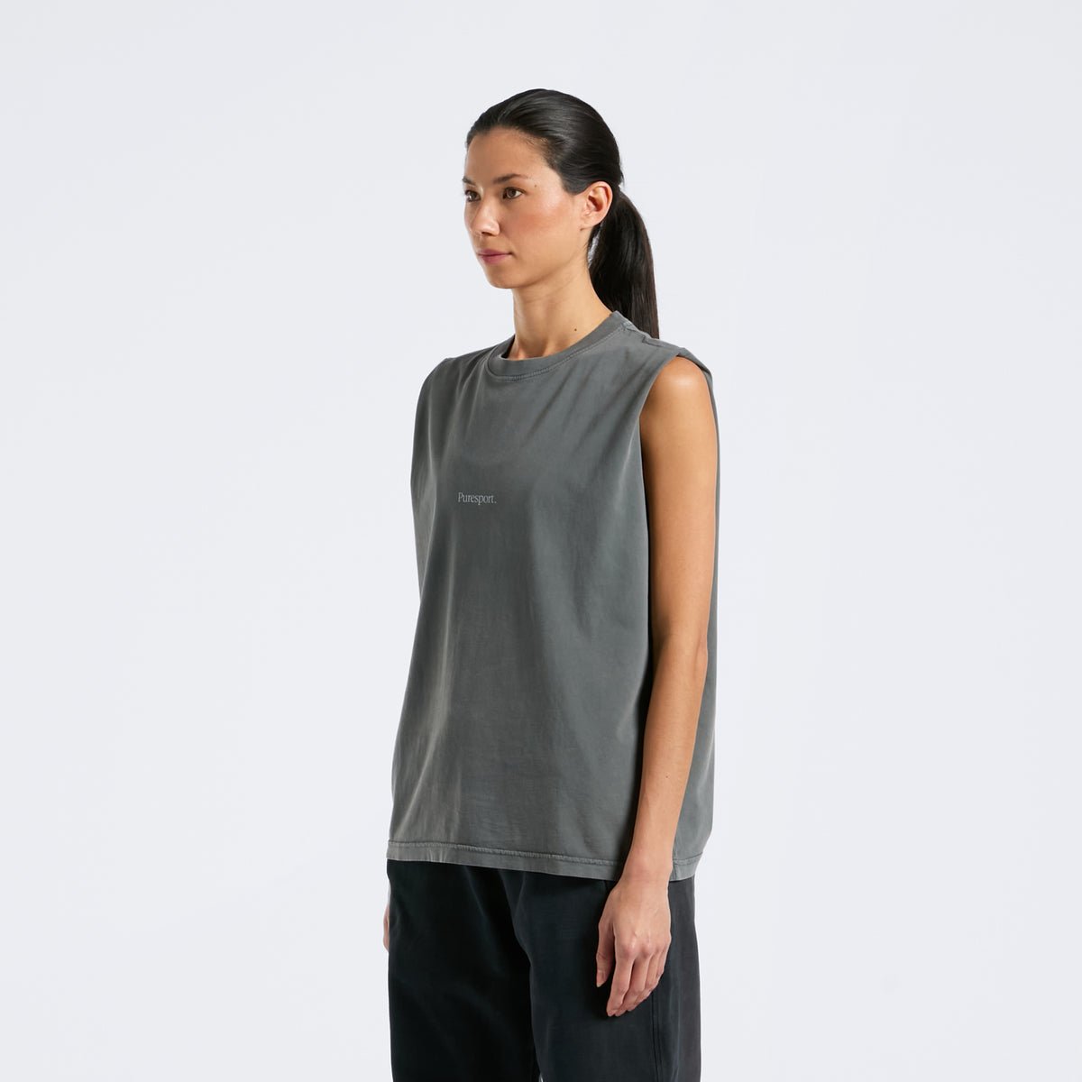 For the Long Run® Cut-Off - Washed Black