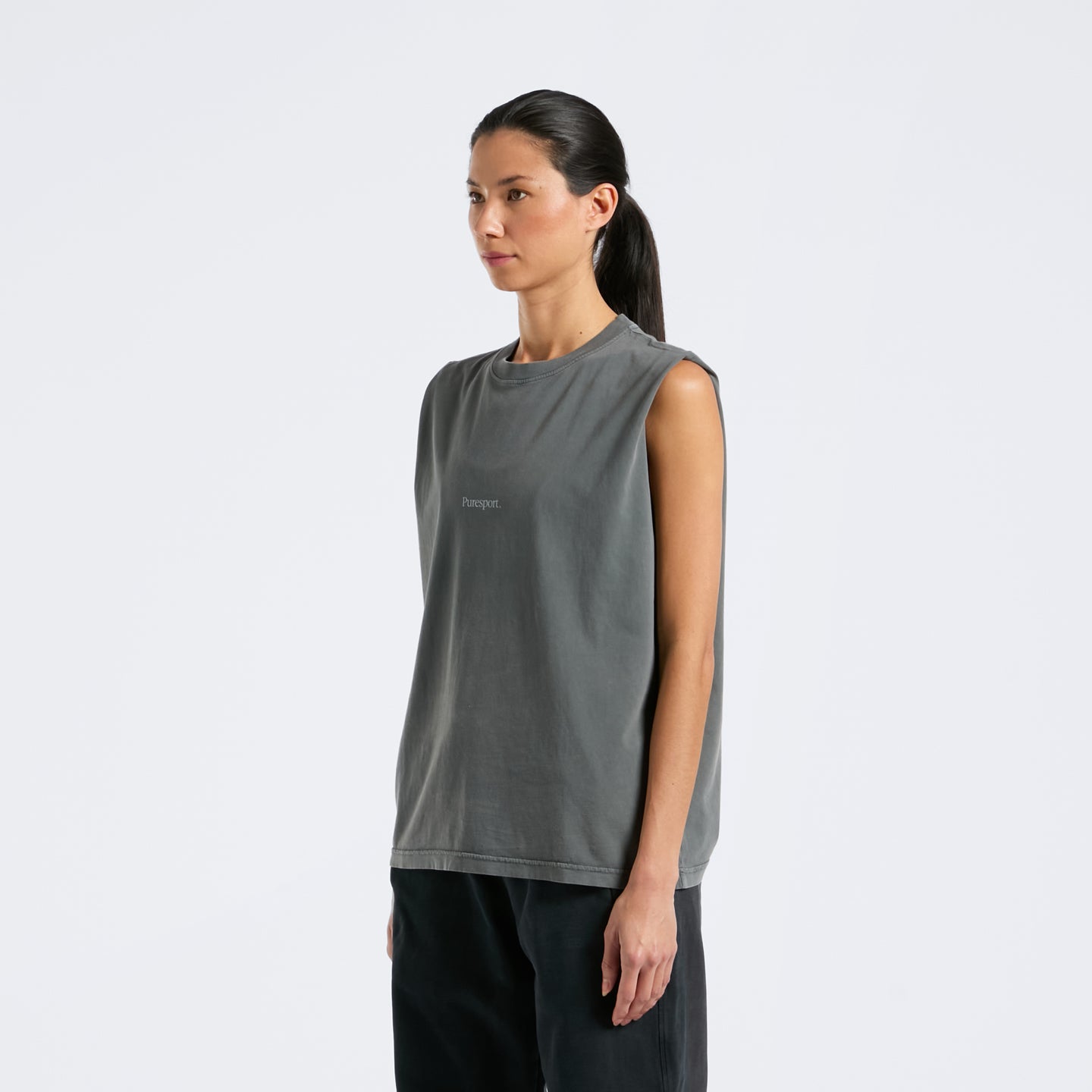 For the Long Run® Cut-Off - Washed Black