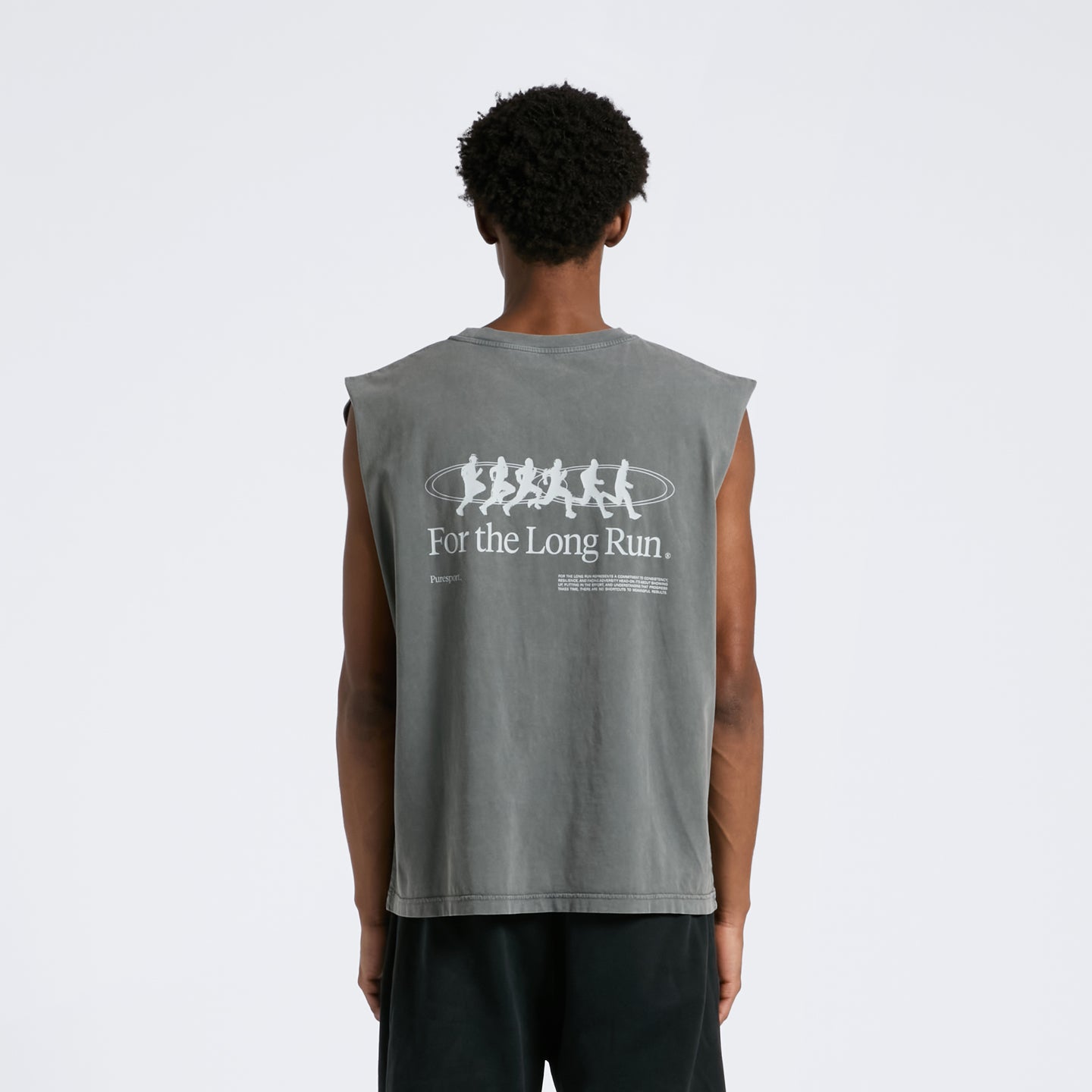 For the Long Run® Cut-Off - Washed Black