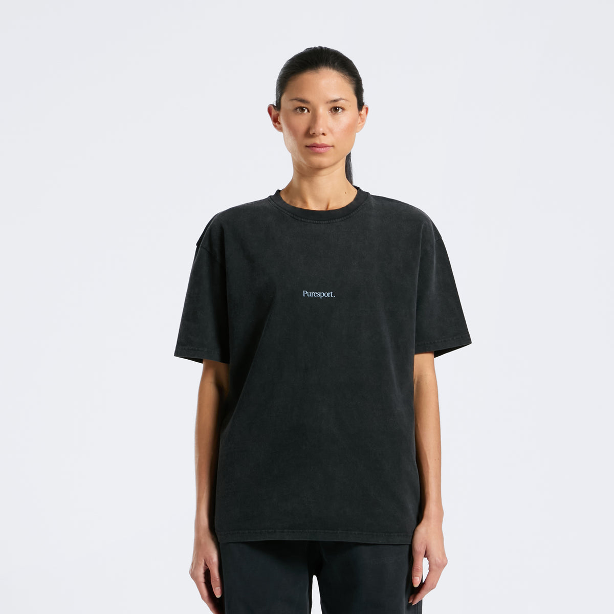 For the Long Run® Motion T-Shirt – Washed Black