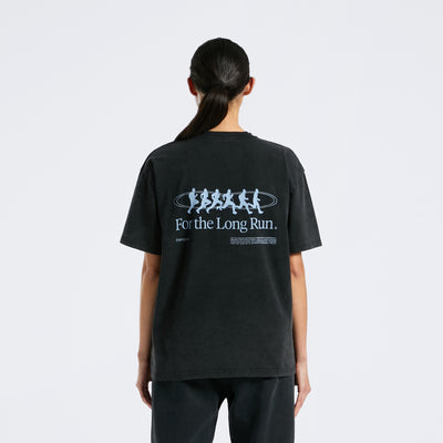 For the Long Run® Motion T-Shirt – Washed Black