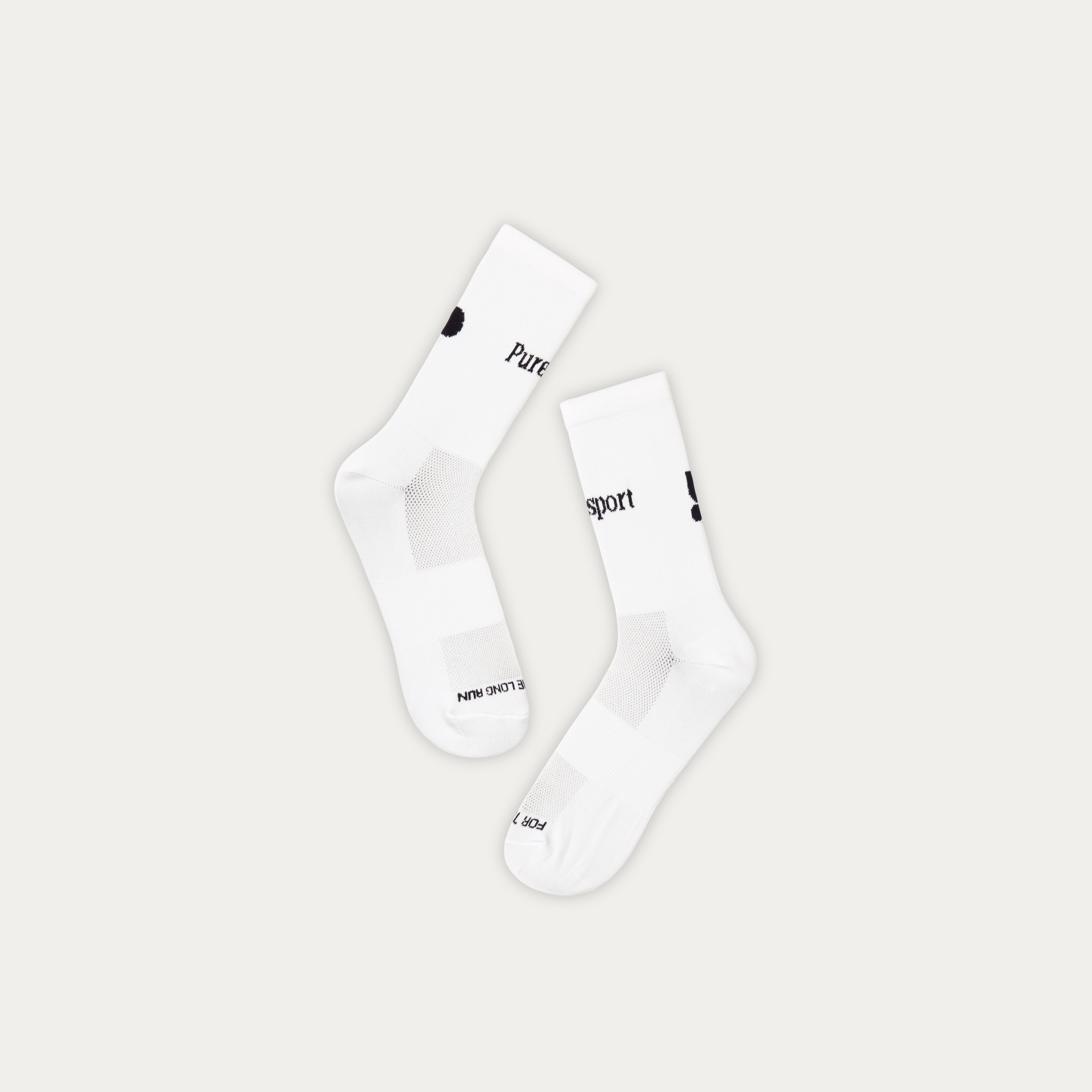 Performance Running Socks - White