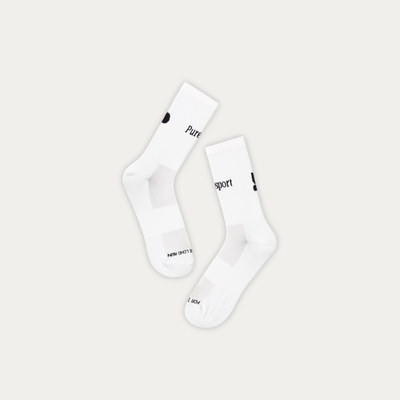 Performance Running Socks - White