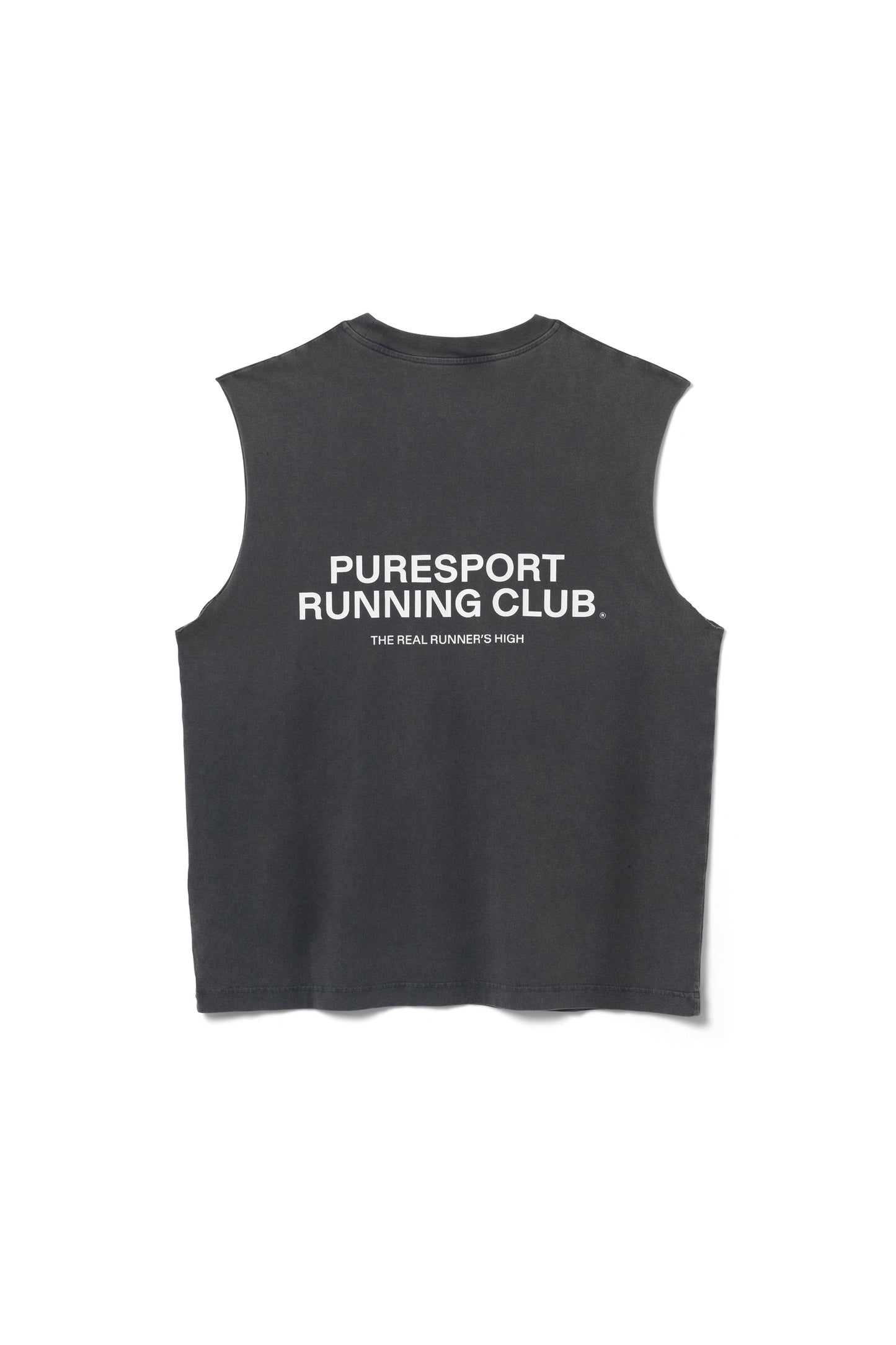 Running Club Cut Off - Washed Black