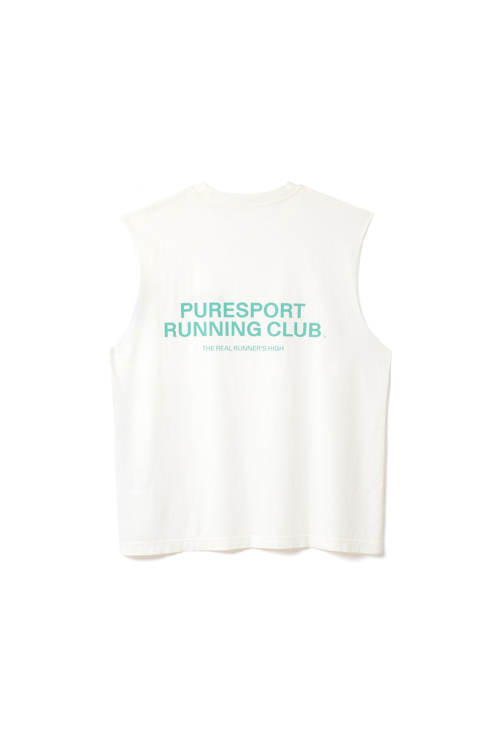 Running Club Cut Off - Off White/Sea Moss