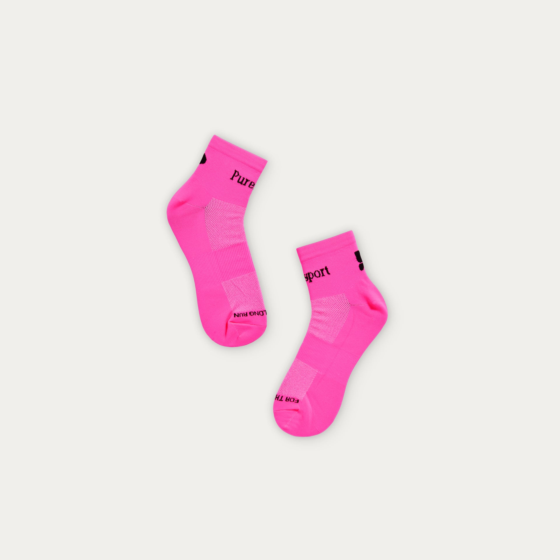 Performance Ankle Socks - Neon Pink
