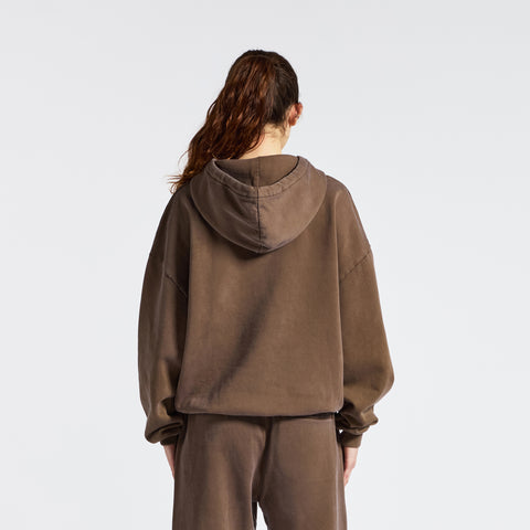 Tonal Hoodie - Washed Brown