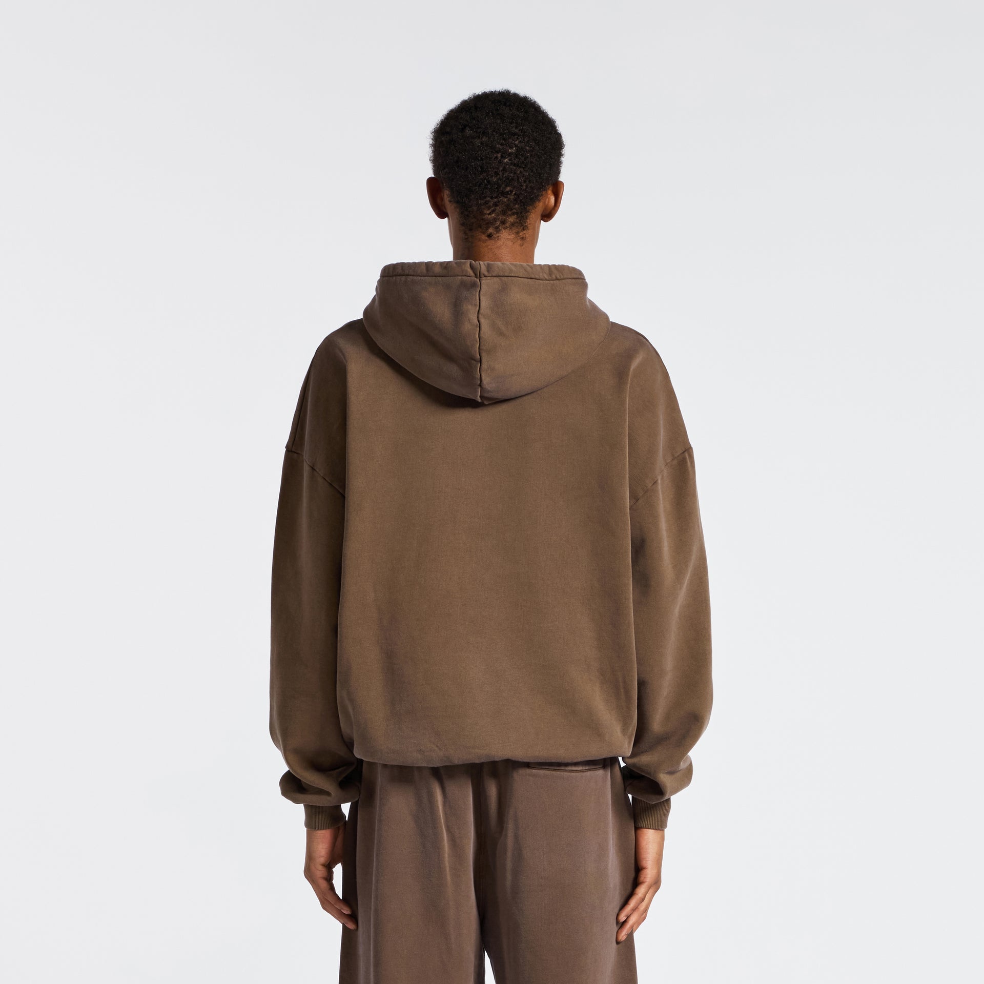 Tonal Hoodie - Washed Brown