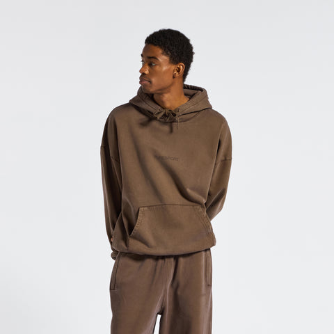 Tonal Hoodie - Washed Brown