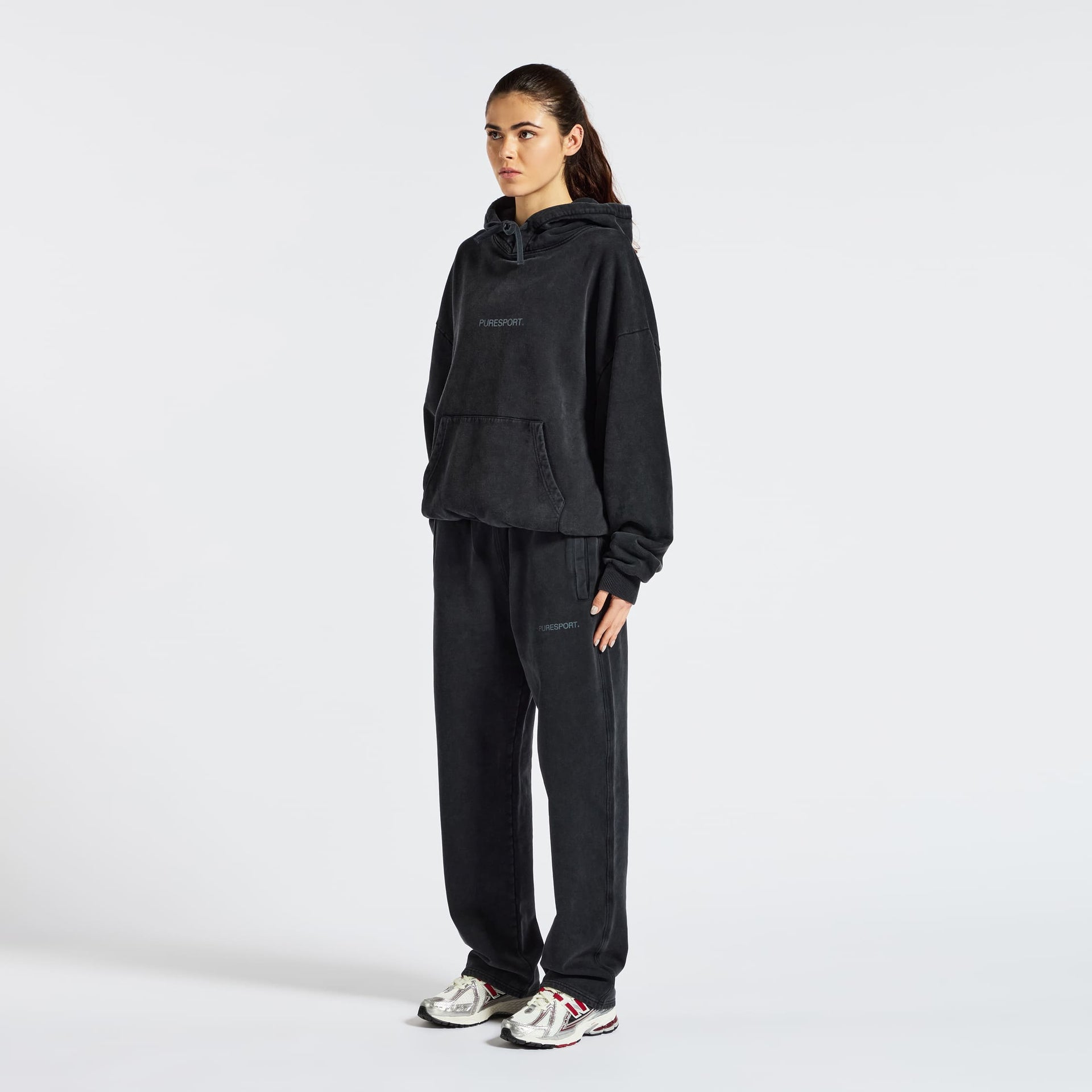 Tonal Hoodie - Washed Black