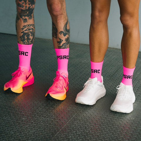 Performance Running Socks - Neon Pink - PSRC