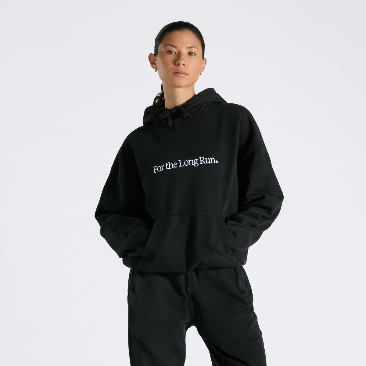 For the Long Run® Embroidered Hoodie