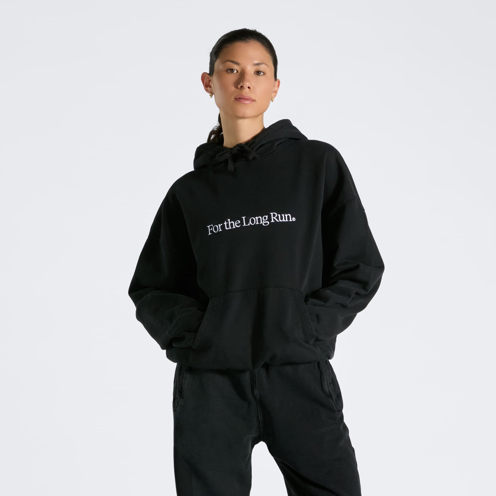 For the Long Run® Embroidered Hoodie