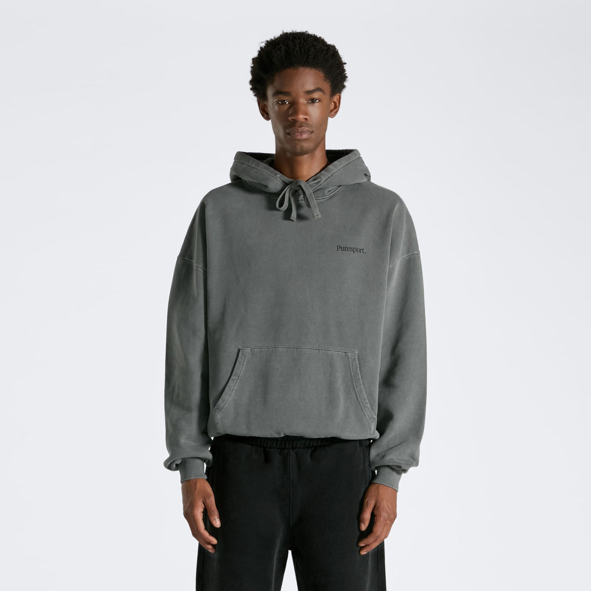 For the Long Run® Hoodie - Washed Grey