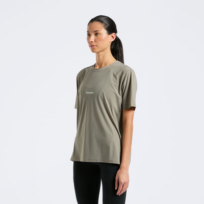 Perforated Performance Short Sleeve - Olive