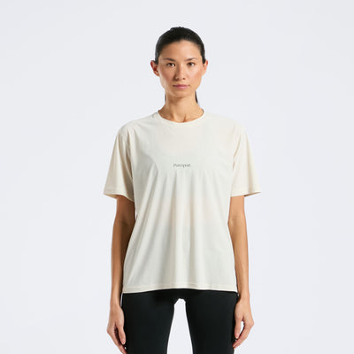 Perforated Performance Short Sleeve - Sand