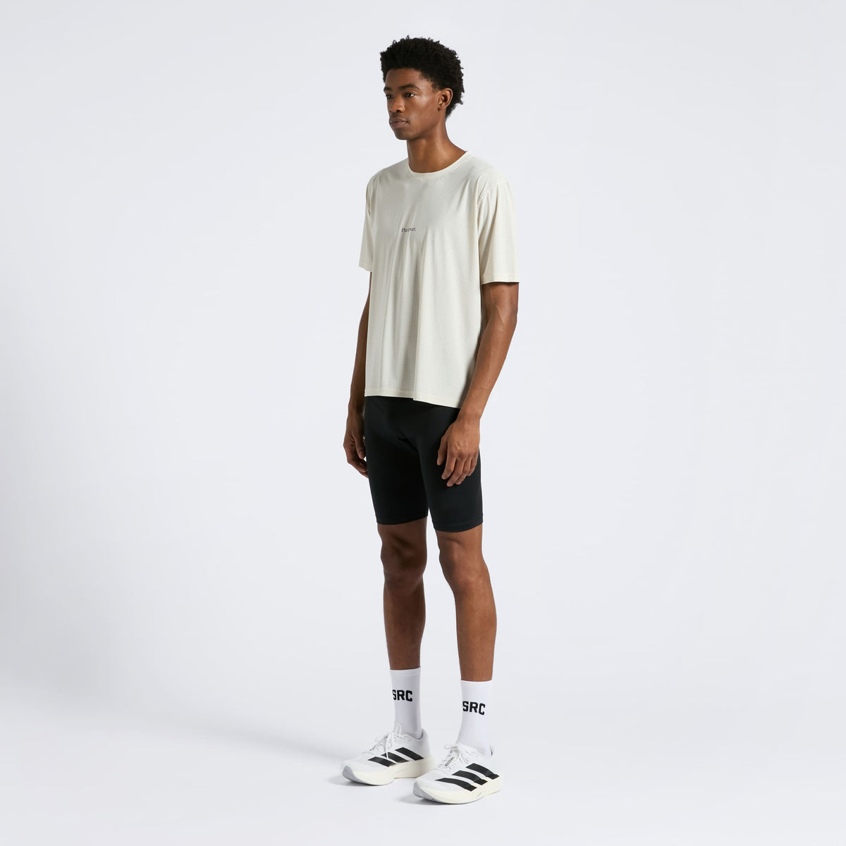 Perforated Performance Short Sleeve - Sand